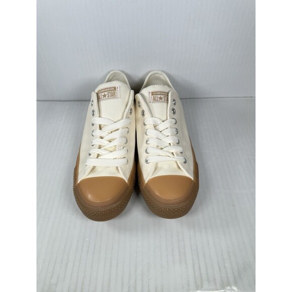 Sz 11 Converse Chuck Taylor All Star Heavy Canvas Shoes White Egret Gum A10512C - Picture 2 of 8